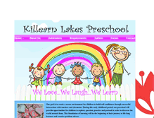 Tablet Screenshot of killearnlakespreschool.com